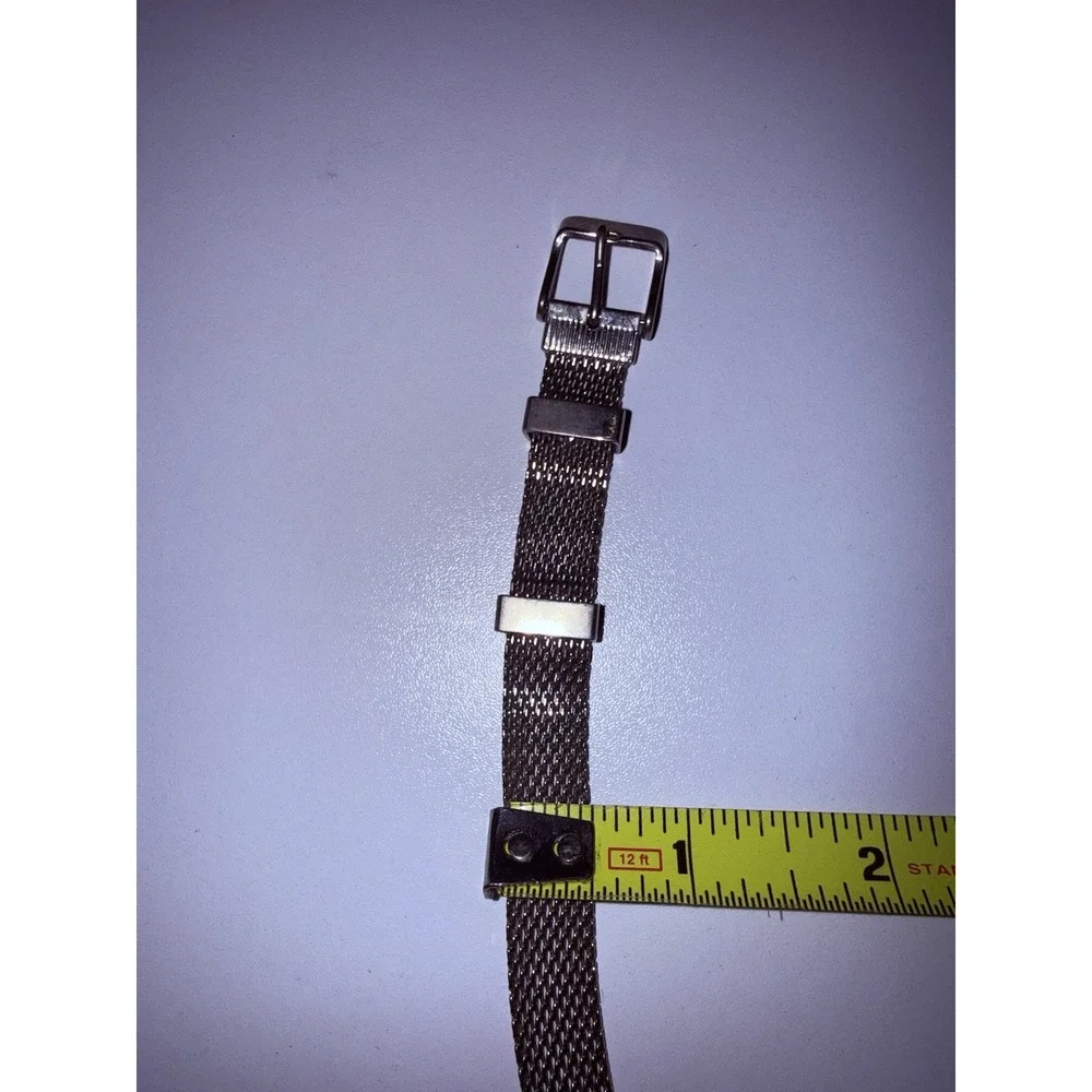 Vintage Metal Mesh‎ Silver Tone Ladies Belt  36